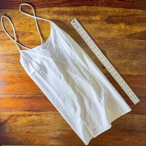 Cotton On White Slip Dress / Sheer Cover-Up | NWT